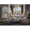 Acme Furniture Round Dresden Dining Table with Pedestal Base 68180 IMAGE 4