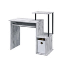Acme Furniture 92762 Computer Desk - Antique White & Black IMAGE 2