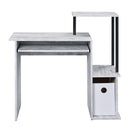 Acme Furniture 92762 Computer Desk - Antique White & Black IMAGE 3