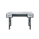 Acme Furniture 92797 Computer Desk - Antique White & Black IMAGE 4