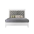 Acme Furniture Chelsie King Upholstered Panel Bed 27387EK IMAGE 2
