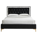 Acme Furniture Rowan Queen Upholstered Panel Bed 28990Q IMAGE 3