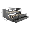 Acme Furniture Darcie 39235 Daybed with Trundle & Storage IMAGE 8
