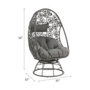 Acme Furniture Hikre 45113 Patio Lounge Chair & Side Table IMAGE 7