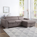 Acme Furniture Haruko Fabric Sleeper Sectional 55535 IMAGE 1