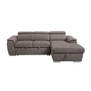 Acme Furniture Haruko Fabric Sleeper Sectional 55535 IMAGE 3