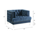 Acme Furniture Ansario Stationary Fabric Chair 56457 IMAGE 1