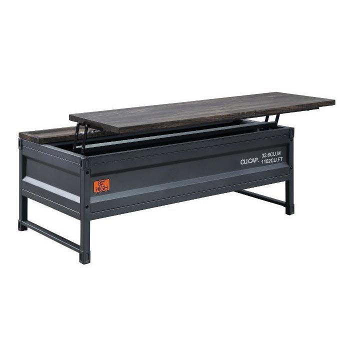 Acme Furniture Cargo 82365 Coffee Table - Gunmetal