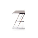 Acme Furniture Finis 92344 Desk - Weathered Oak & Chrome IMAGE 3