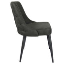 Coaster Furniture Cosmo 106046 Upholstered Dining Side Chair - Grey (Set of 2) IMAGE 8
