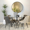 Coaster Furniture Cosmo 106044 Upholstered Dining Side Chair - Light Grey (Set of 2) IMAGE 10