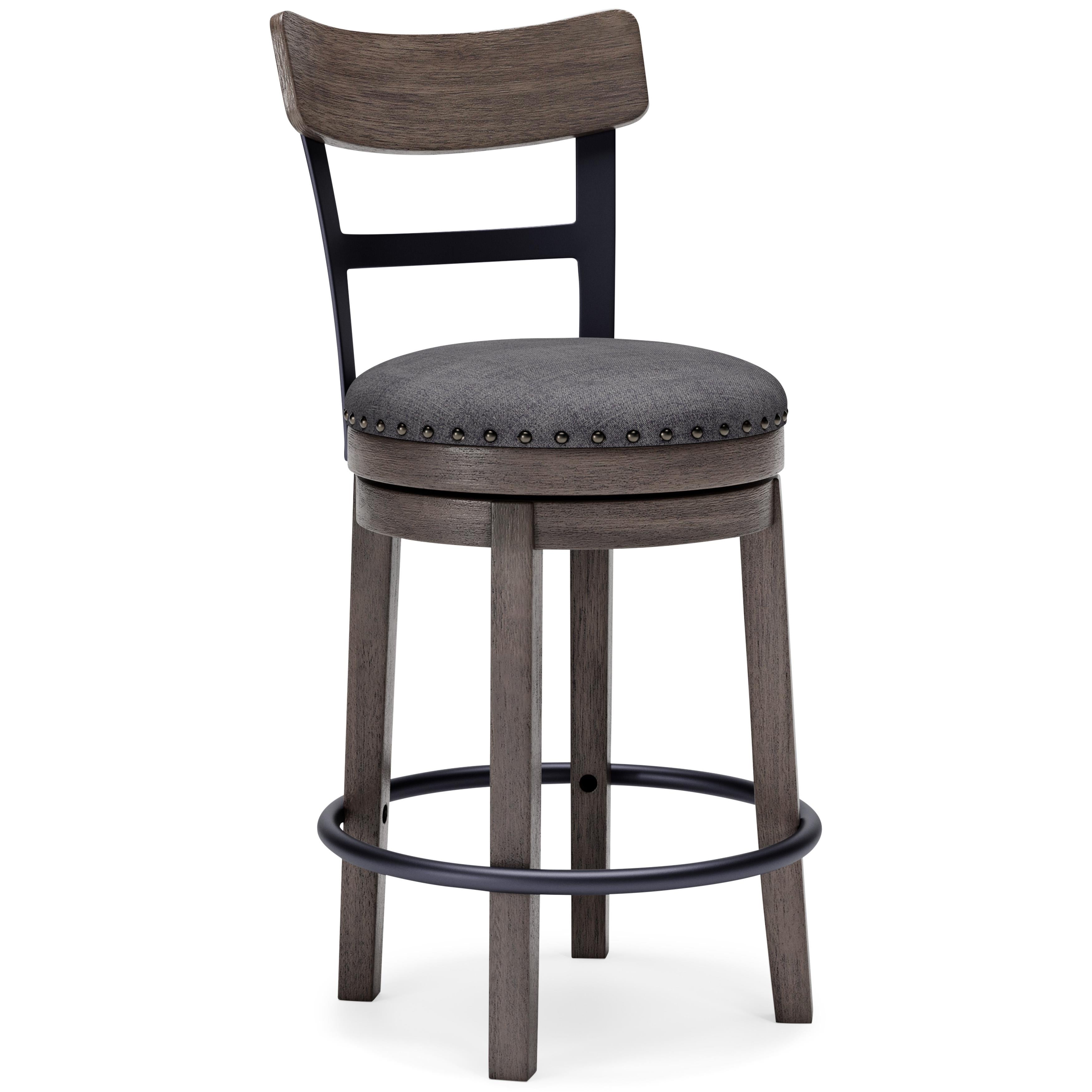 Signature Design by Ashley Caitbrook D388-224 Upholstered Swivel Barst