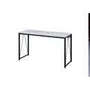 Acme Furniture Zaidin 92609 Writing Desk - Antique White & Black IMAGE 1