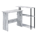 Acme Furniture Ievi 92752 Writing Desk - Antique White & Black IMAGE 2