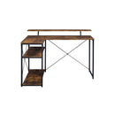 Acme Furniture Drebo 92755 Writing Desk - Weathered Oak & Black IMAGE 3