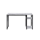 Acme Furniture Vadna 92767 Writing Desk - Weathered Oak & Black IMAGE 3