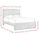 Elements International Bailey King Panel Bed BY500KB IMAGE 5