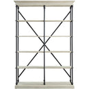 Acme Furniture Rukia 93034 58" Bookshelf - White IMAGE 2