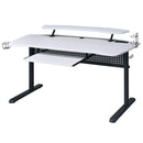 Acme Furniture Vildre 93134 Gaming Table - White IMAGE 6
