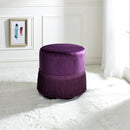 Acme Furniture Clivia Fabric Ottoman 96467 IMAGE 1