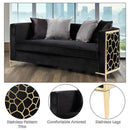Acme Furniture Fergal Stationary Fabric Loveseat 55666 IMAGE 2