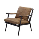 Acme Furniture Anzan Stationary Leather Look Accent Chair 59949 IMAGE 2