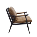 Acme Furniture Anzan Stationary Leather Look Accent Chair 59949 IMAGE 7