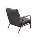 Acme Furniture Nignu Stationary Leather Look Accent Chair 59950 IMAGE 6