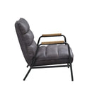 Acme Furniture Nignu Stationary Leather Look Accent Chair 59950 IMAGE 7