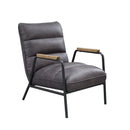 Acme Furniture Nignu Stationary Leather Look Accent Chair 59950 IMAGE 8