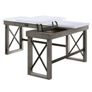 Acme Furniture Talmar OF00056 Writing Desk - Grey IMAGE 6