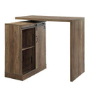 Acme Furniture Quillon Pub Height Dining Table with Pedestal Base DN00153 IMAGE 2