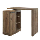 Acme Furniture Quillon Pub Height Dining Table with Pedestal Base DN00153 IMAGE 3