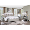 Acme Furniture Sliverfluff King Upholstered Panel Bed BD00238EK IMAGE 1