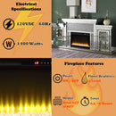 Acme Furniture Noralie AC00524 Fireplace with LED IMAGE 10