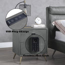 Acme Furniture Doris BD00556 Nightstand with USB & Electric Lock IMAGE 9