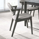 Coaster Furniture Stevie 115112 Padded Wood Dining Arm Chair - Black (Set of 2) IMAGE 8