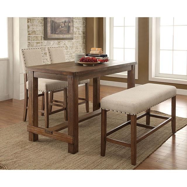 Furniture of America Sania CM3324PT-VN Counter Ht. Table