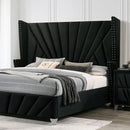 Furniture of America Carissa CM7164BK-CK-BED Cal.King Bed IMAGE 1