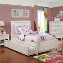 Furniture of America Brogan CM7517WH-T-BED Twin Bed IMAGE 1