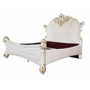 Acme Furniture Vendome Queen Upholstered Poster Bed BD01336Q IMAGE 1