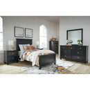 Signature Design by Ashley Lanolee B687-92 Two Drawer Night Stand IMAGE 10
