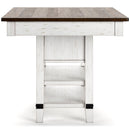 Signature Design by Ashley Valebeck D546-32 Rectangular Dining Room Counter Table IMAGE 4