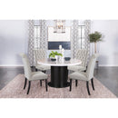 Coaster Furniture Alana 115182 Velvet Upholstered Dining Side Chair - Sand (Set of 2) IMAGE 9