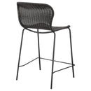 Coaster Furniture Mckinley 192039 Faux Rattan Metal Counter Chair - Brown (Set of 2) IMAGE 6
