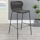 Coaster Furniture Mckinley 192040 Faux Rattan Metal Bar Chair - Brown (Set of 2) IMAGE 8