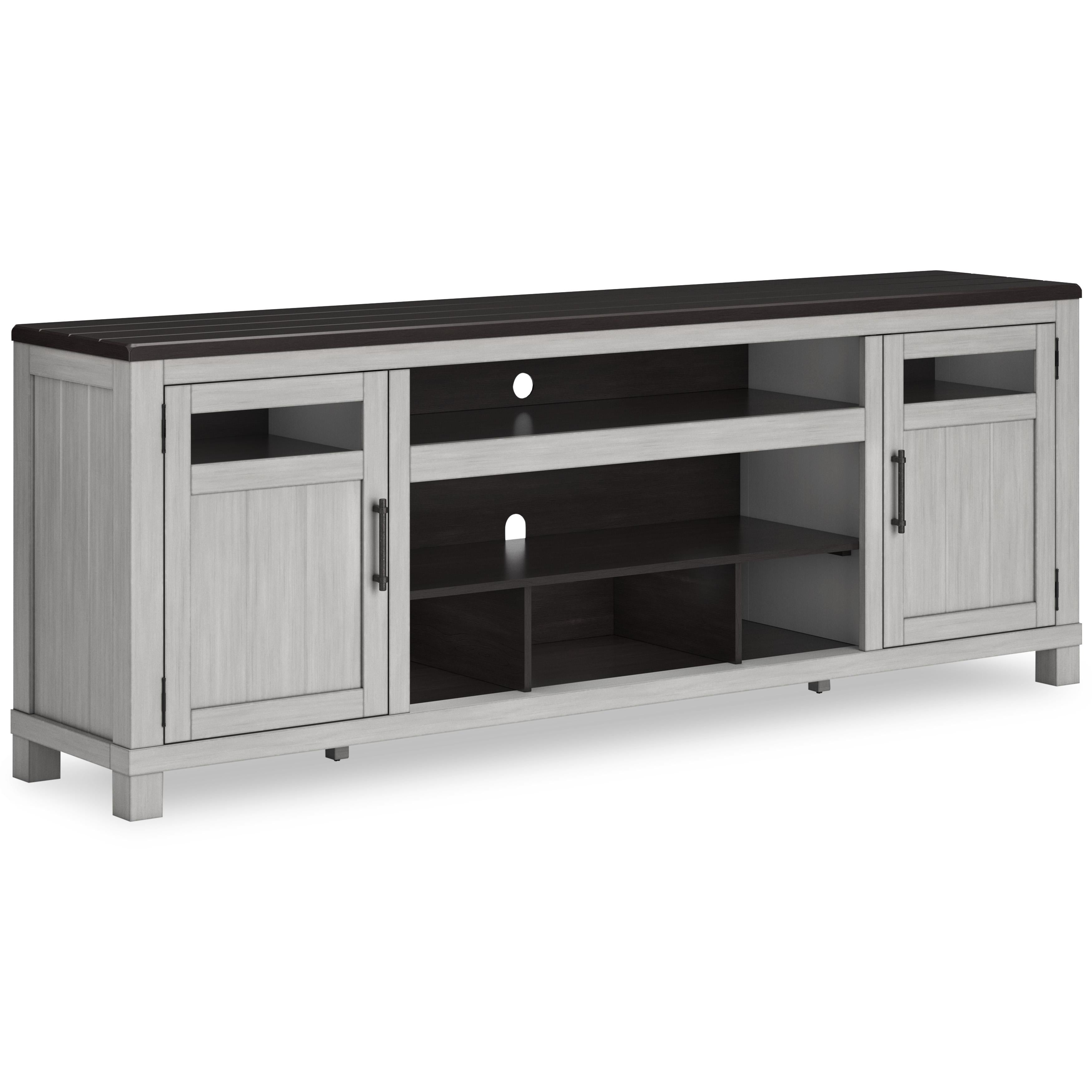 Signature Design by Ashley Darborn W796-68 XL TV Stand with Fireplace