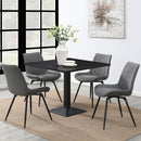 Coaster Furniture Diggs 193312 Upholstered Swivel Dining Side Chair - Grey (Set of 2) IMAGE 10