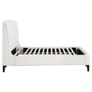 Coaster Furniture Mosby 306020KE Upholstered Eastern King Wingback Bed - Snow IMAGE 9