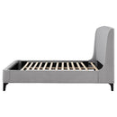 Coaster Furniture Mosby 306021KE Upholstered Eastern King Wingback Bed - Grey IMAGE 5